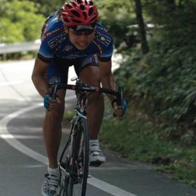Time VXRS 多分20年くらい前かな。ツールド信州って狂ったイベントの時の写真。このバイクでBR1にも(今のJ pro？)にも昇格したし。思い出のあるバイク。バイクの後ろ側に乗ると下り無茶苦茶速くて好きだった。