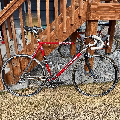 Cervelo SuperProdigy
2003年型 Team CSC Andrea Tafi 選手仕様
Paris-Roubaix 実走行車