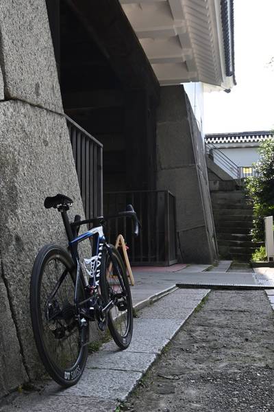 大阪城にて
この年の9月に信号無視の車に撥ねられて廃車に🥺